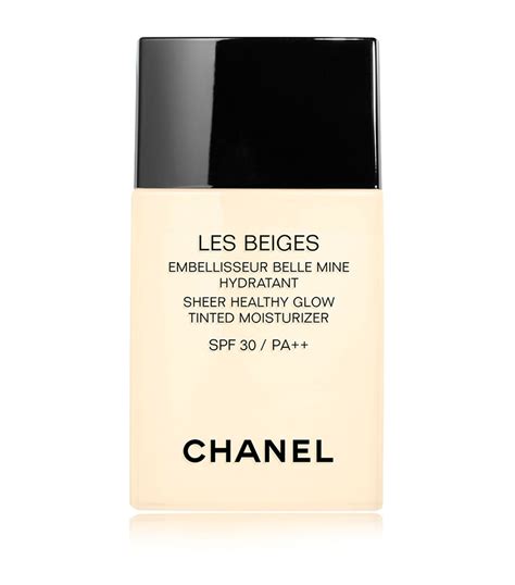 chanel les beiges sheer healthy glow tinted moisturizer